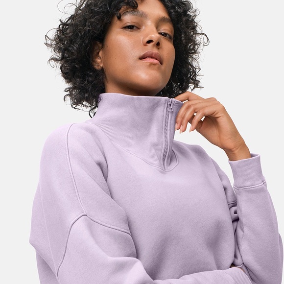 Outdoor Voices 1/4 zip sweatshirt - Picture 1 of 4